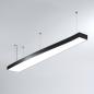 Preview: modulare Design-Deckenlampe für hohe Büroräume